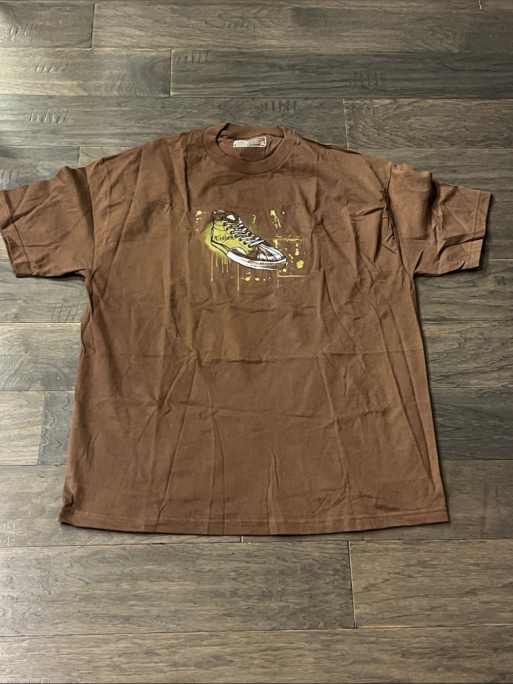 Vision Street Wear VSW Suede Hi Shoe T Shirt vintage Men’s Size XL